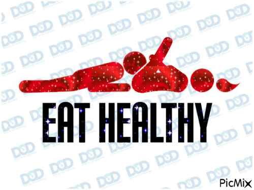 eat healthy - Безплатен анимиран GIF