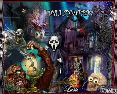 Booooooo....Joyeux Halloween a tous ♥♥♥ - 無料のアニメーション GIF