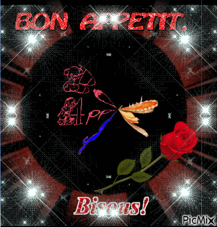 bon appetit - Zdarma animovaný GIF