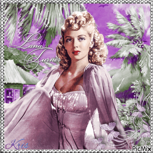 Lana Turner - Bezmaksas animēts GIF