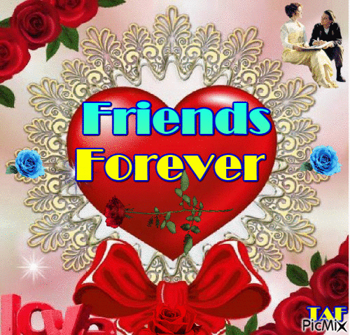 friends  forever - GIF animé gratuit