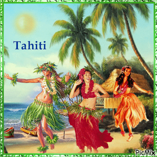 Tahiti. - GIF animasi gratis