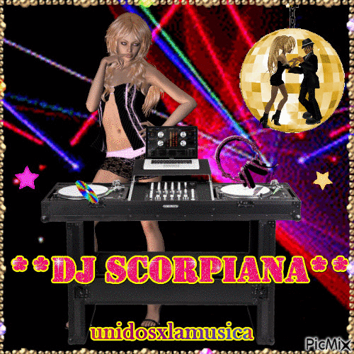 DJ SCORPIANA - GIF animate gratis