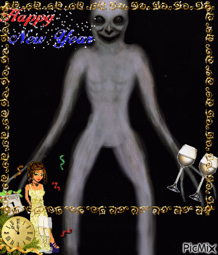 happy new year goblin - Бесплатный анимированный гифка