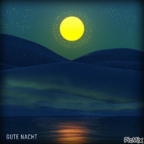Gute Nacht - Ingyenes animált GIF