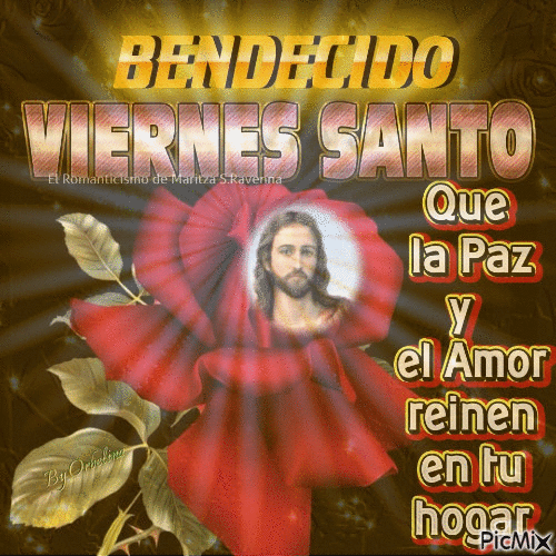 Bendecido Viernes Santo - Бесплатный анимированный гифка