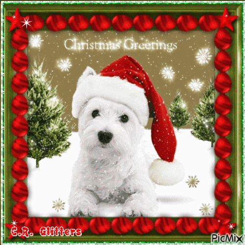 Christmas Greetings - Gratis geanimeerde GIF