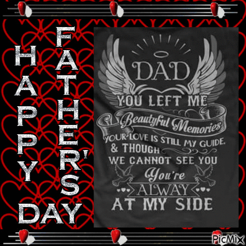 Father's Day in Heaven - GIF animate gratis