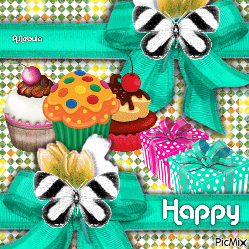 Happy Birthday To You - Nemokamas animacinis gif