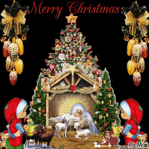Merry Christmas from Brenda - Gratis geanimeerde GIF