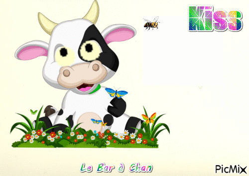 vache - GIF animate gratis