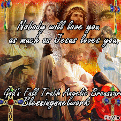 Jesus love - Gratis geanimeerde GIF