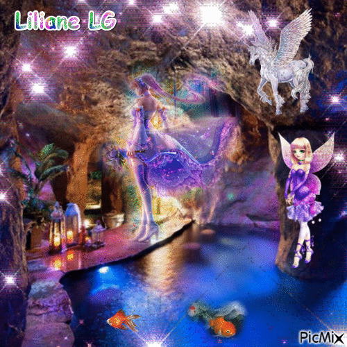 La Grotte enchantée - Nemokamas animacinis gif