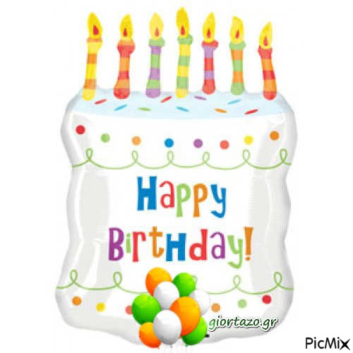 happy birthday! - PNG gratuit