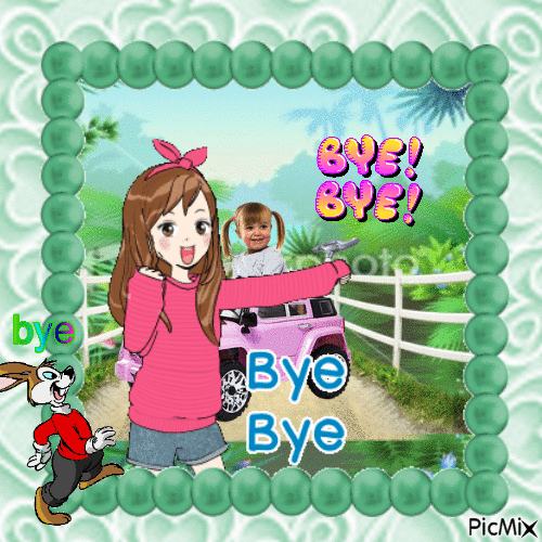 BYE BYE - 免费动画 GIF
