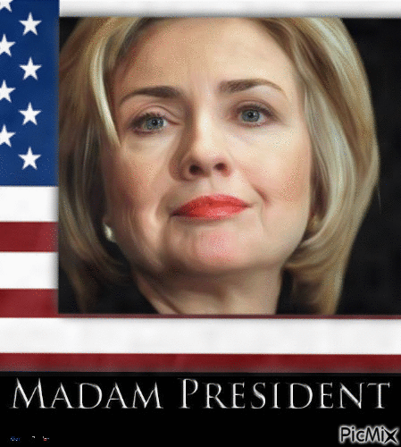 Madam President Hillary - 免费动画 GIF
