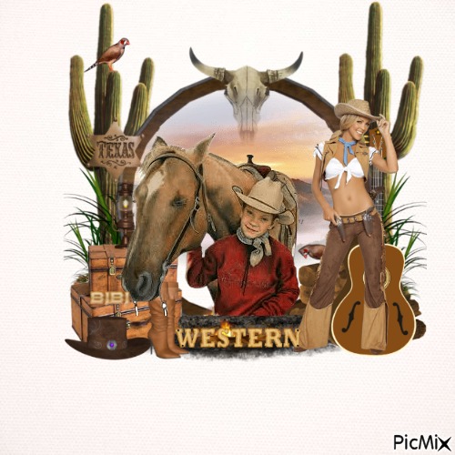 YOUNG COW-BOY - png gratis