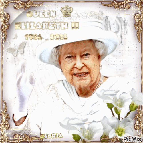 Queen Elizabeth II - Бесплатный анимированный гифка