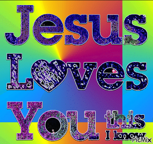 Jesus love you - Безплатен анимиран GIF