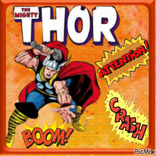Vintage comics: Thor - Free animated GIF - PicMix