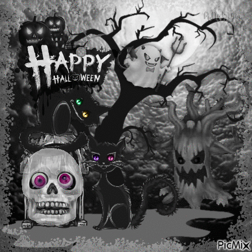 Happy Halloween - GIF animado grátis