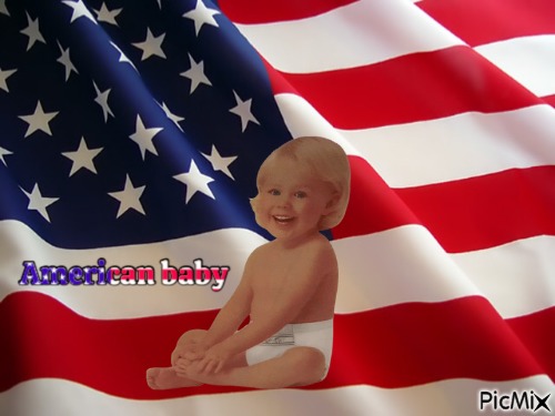 American baby - zdarma png