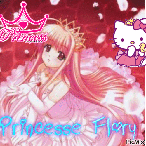 princesse Flory - GIF animado gratis