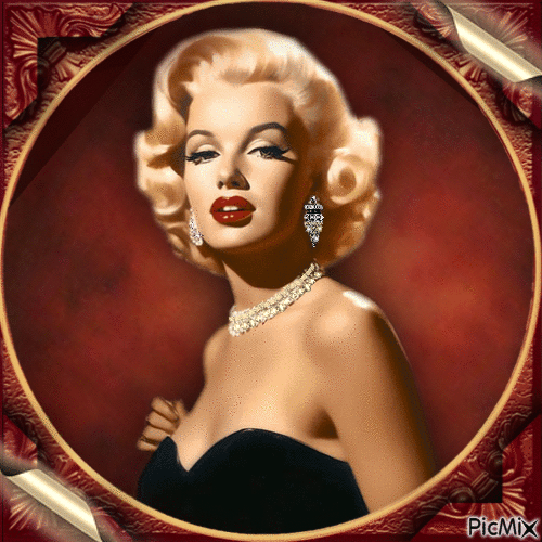 Marilyn Monroe Art - Darmowy animowany GIF