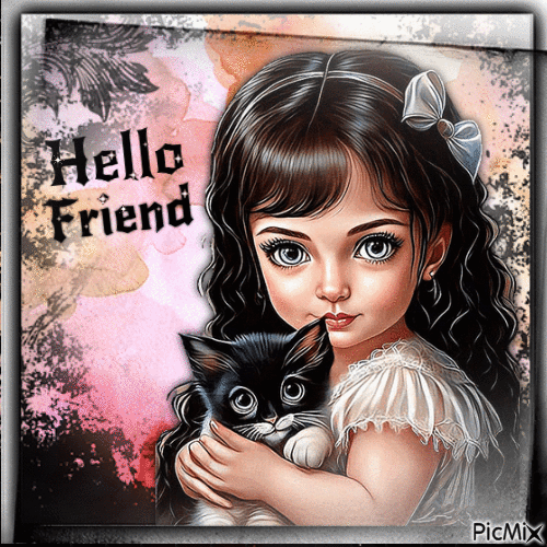 Hello Friend - Darmowy animowany GIF