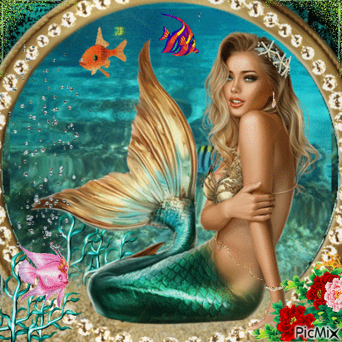 Mermaid 8 - Gratis animerad GIF