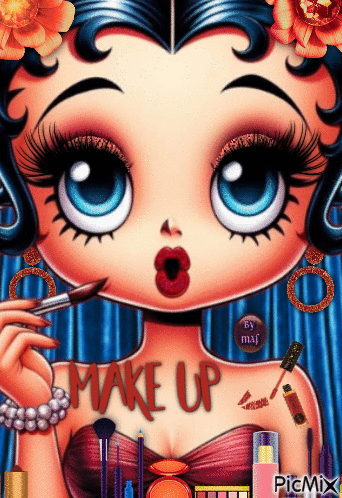 Make Up Betty - Бесплатни анимирани ГИФ