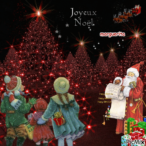 Joyeux Noël! - Бесплатный анимированный гифка