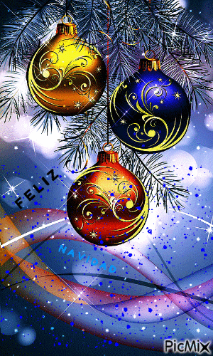 Bolas Navidad - Безплатен анимиран GIF