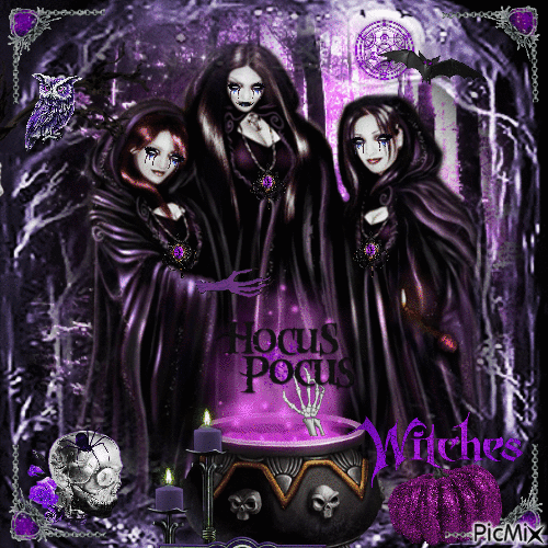The Witches - Бесплатный анимированный гифка