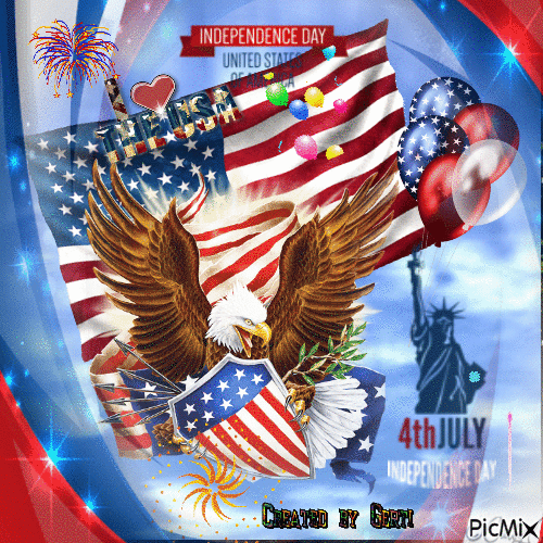 Happy Day America - Бесплатни анимирани ГИФ
