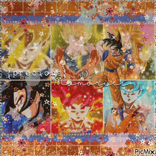 Son Goku ❤️ elizamio - GIF animado grátis