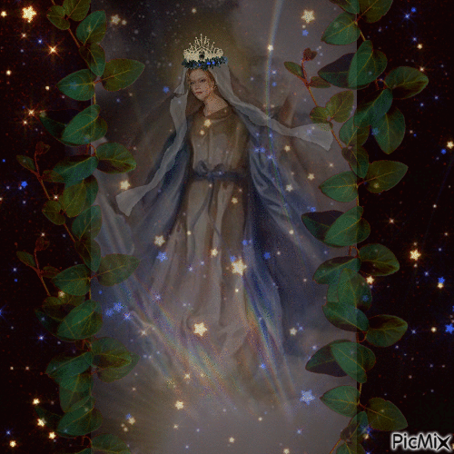 Our lady of the light. - GIF animate gratis