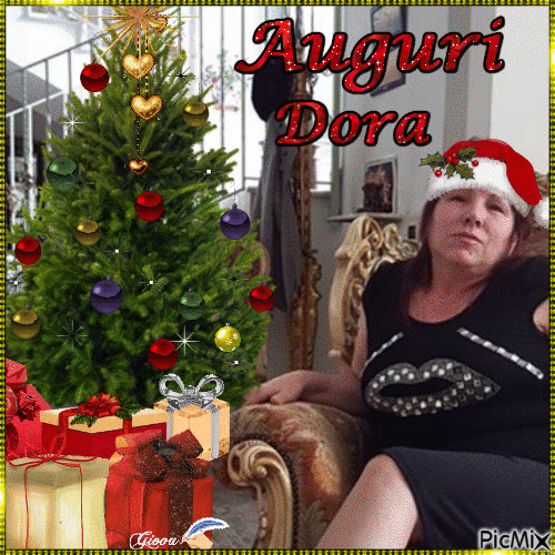 Auguri Dora - Δωρεάν κινούμενο GIF