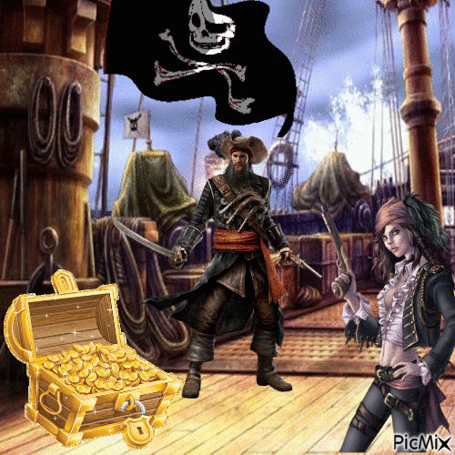 Pirates - GIF animado grátis