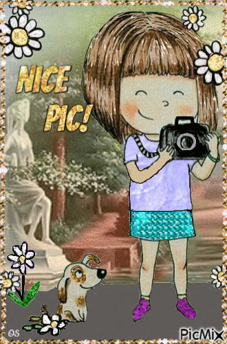 Tomando Fotos - Animovaný GIF zadarmo