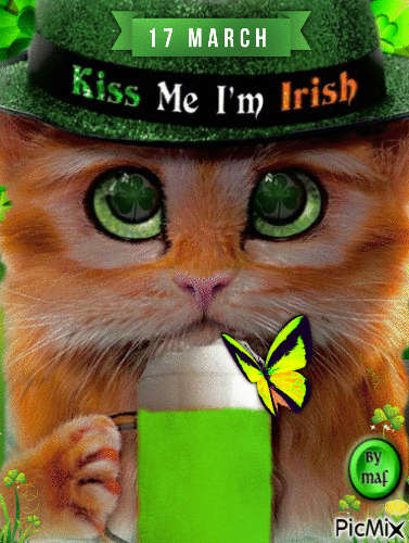 Kiss Me I'm Irish - Free animated GIF