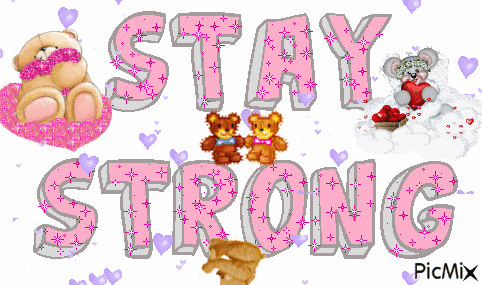 Stay Strong - Darmowy animowany GIF