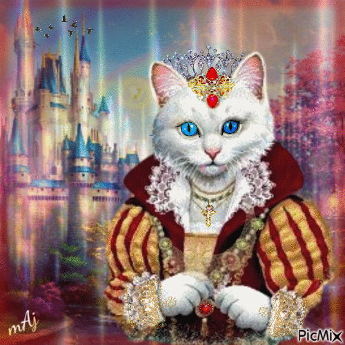 Concours Reine-chat et son château - Ingyenes animált GIF