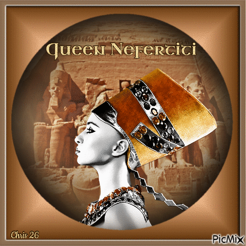 Queen Nefertiti - Gratis animeret GIF