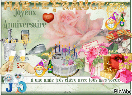 Joyeux Anniversaire Marie France Picmix