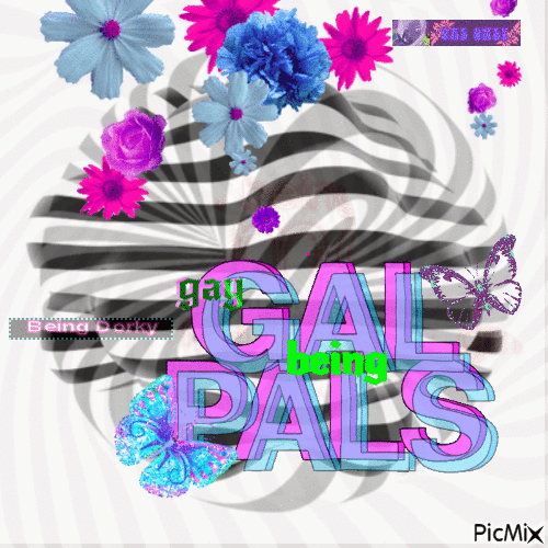 gals being pals - GIF animate gratis