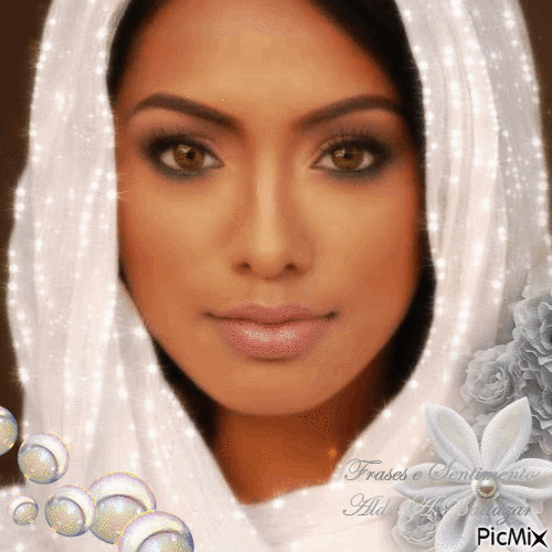 Mulher de Branco - Безплатен анимиран GIF