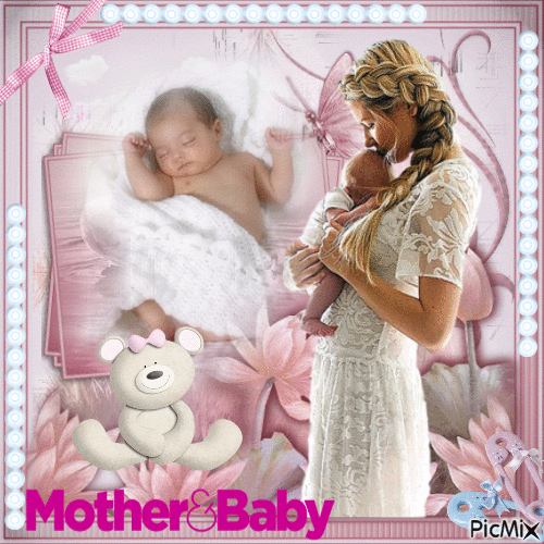 Mother And Baby - Ingyenes animált GIF