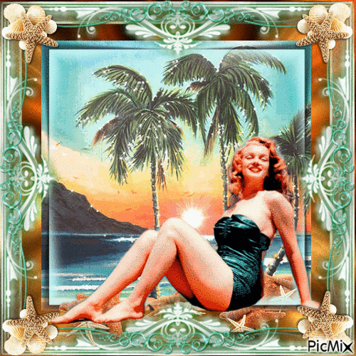 Marilyn Monroe, Actrice, Chanteuse américaine - Ücretsiz animasyonlu GIF