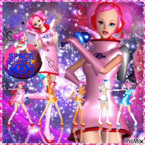 Space Channel 5...concours - GIF animado gratis